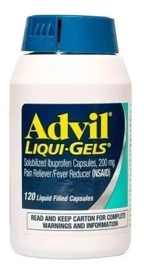 Géis líquidos Advil 120 cápsulas 200 mg