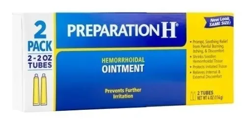 Supositório Preparation H Para Tratamento Hemorroidas 114g