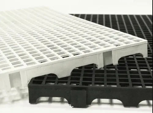 10 Estrado Plastico Pallet Piso Cor Preto 50X25X2,5 CM