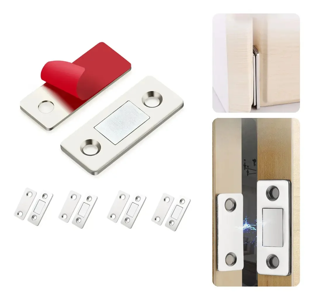 Ímãs pesados para gavetas ou portas de aço X4