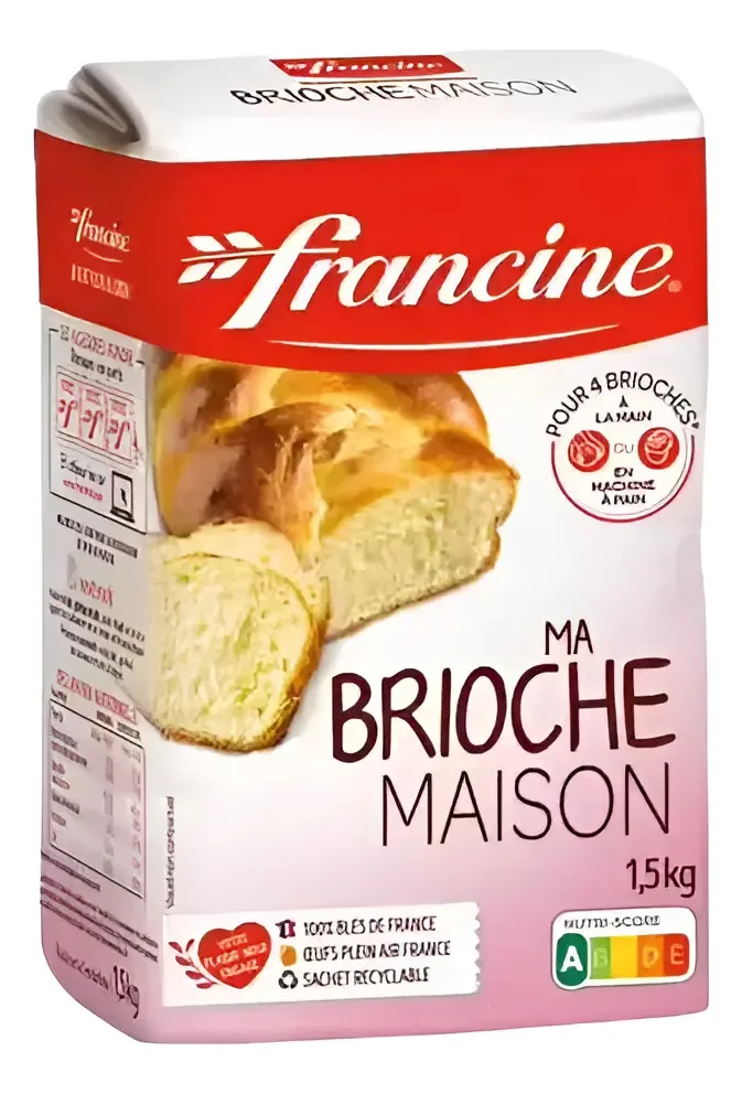 Farinha Francine Para Brioche Caseira - 1,5kg