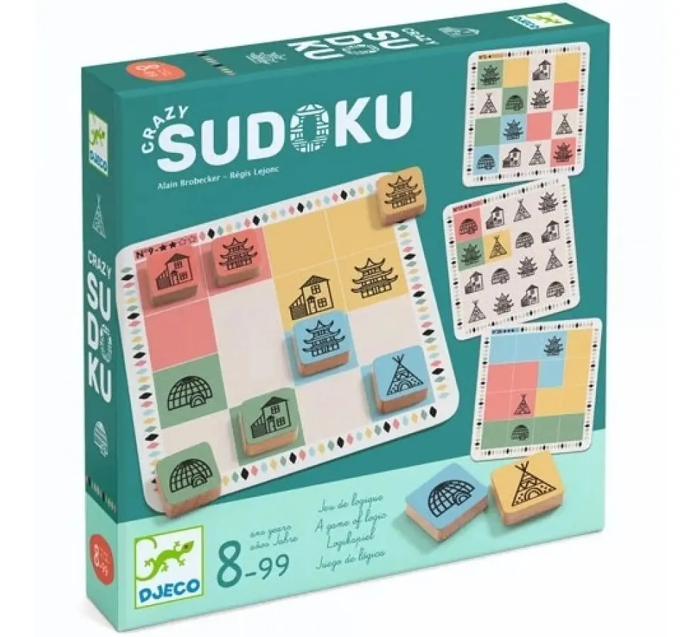 Jogo de tabuleiro Crazy Sudoku Djeco