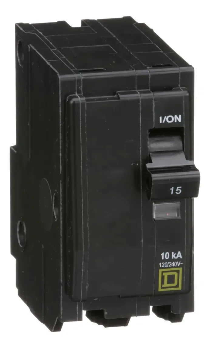Interruptor termomagnético de 2 pólos 15a Squaredqo215
