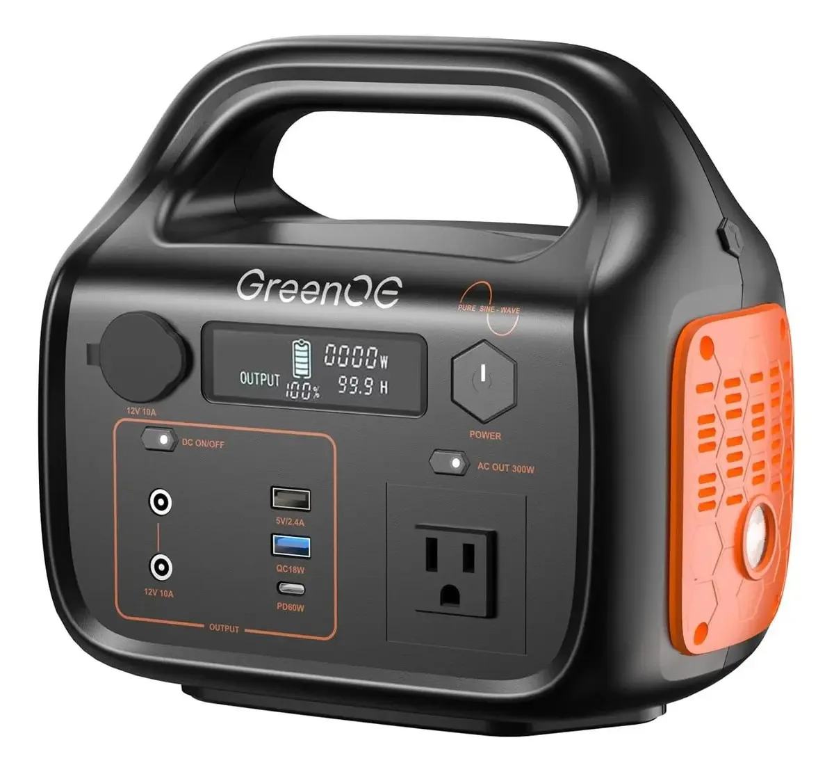 Gerador Greenoe Poten Power Station 300w 299wh Com Energia