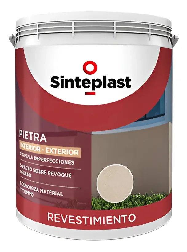 Cores de pedra texturizada Recuplast 25 kg Cor Branco Maiorca
