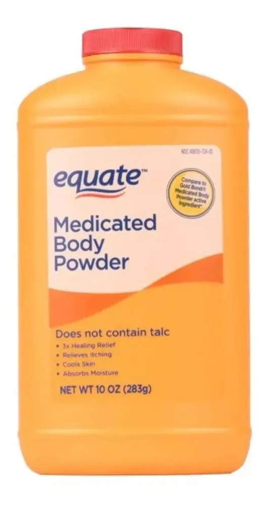 Equate Talco Corporal Medicado 283 G