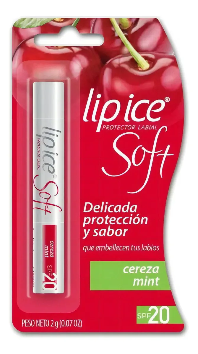 Lip Ice Soft Cereja Menta Spf20