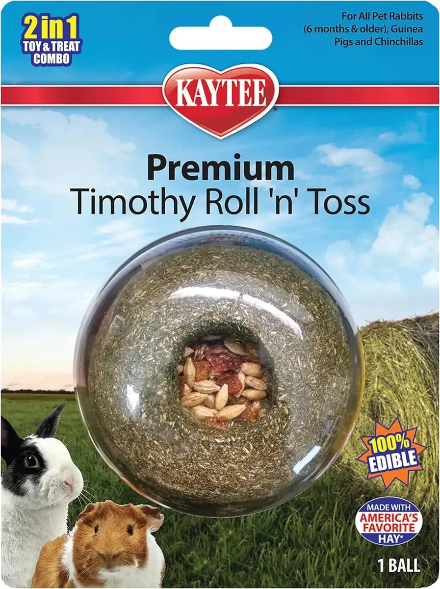 Brinquedo e guloseima Kaytee para roedores, rolo