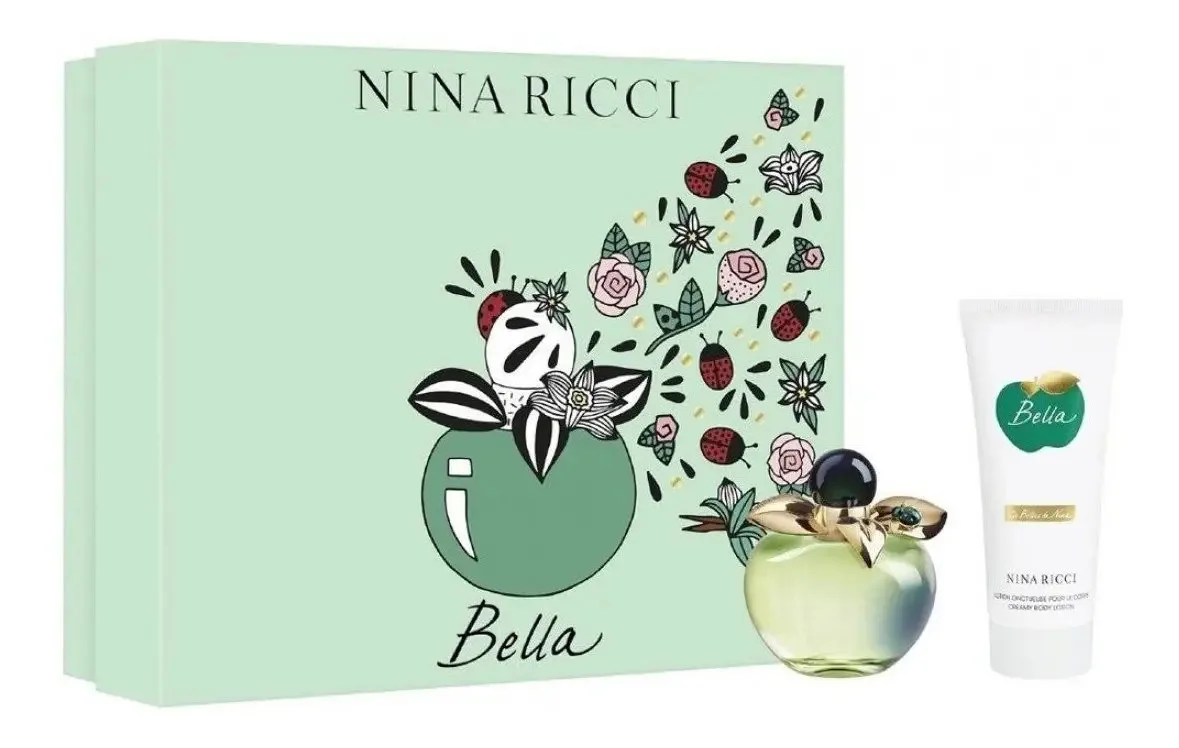 Conjunto de perfumes femininos Nina Ricci Bella Edt 50ml