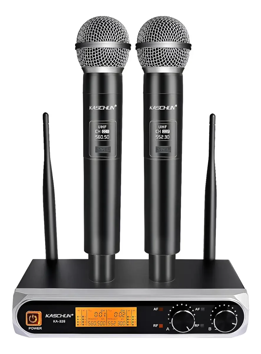 Microfone sem fio profissional para karaokê e Dj
