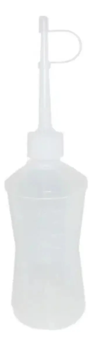 Almotolia 125ml Bico Reto Branco J.Prolab para Líquidos