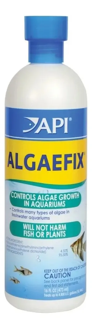 Removedor de algas marinhas de aquário Algaefix Api de 8 onças