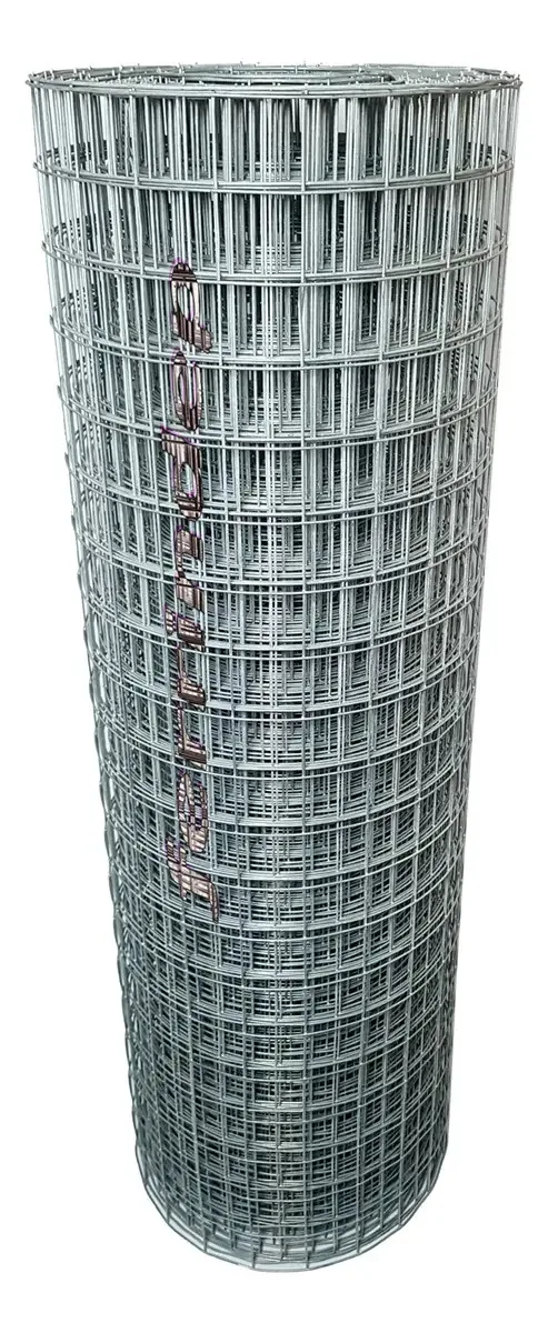 Malha eletrossoldada 50x50mm 2mm 10mts Galv Wire
