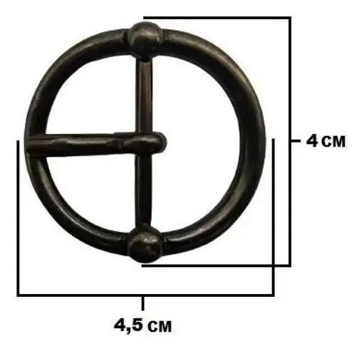 Pacote 250 Fivelas Oval Cinto Bolsa Roupa 4,5x4,0 Cm 30mm