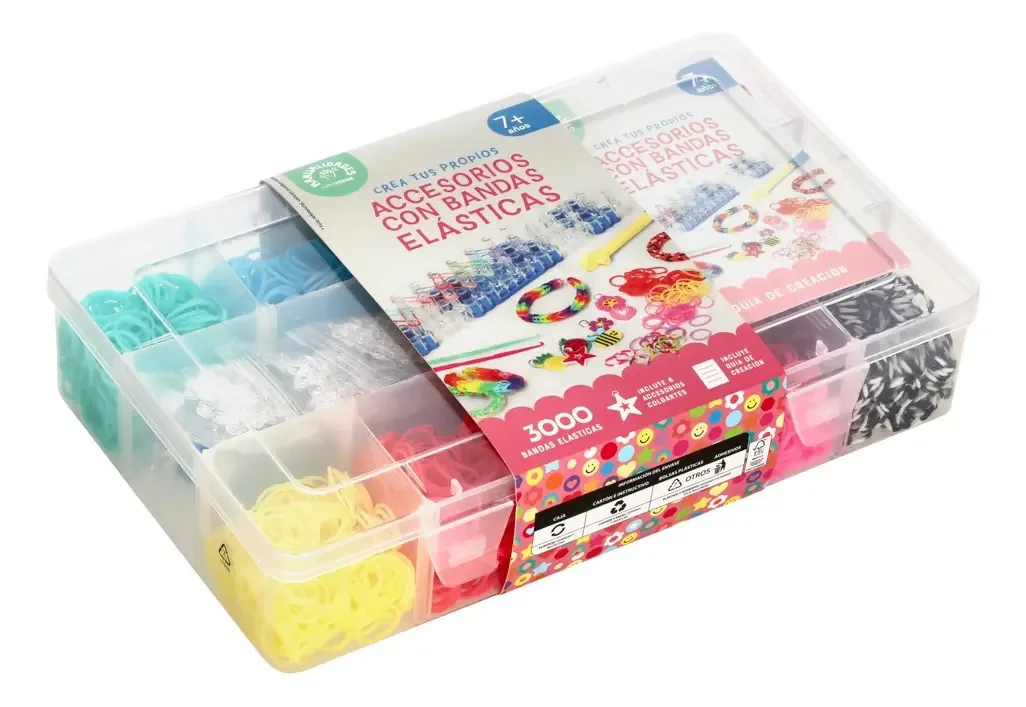 Conjunto de teares de elástico Casaideas Rainbow
