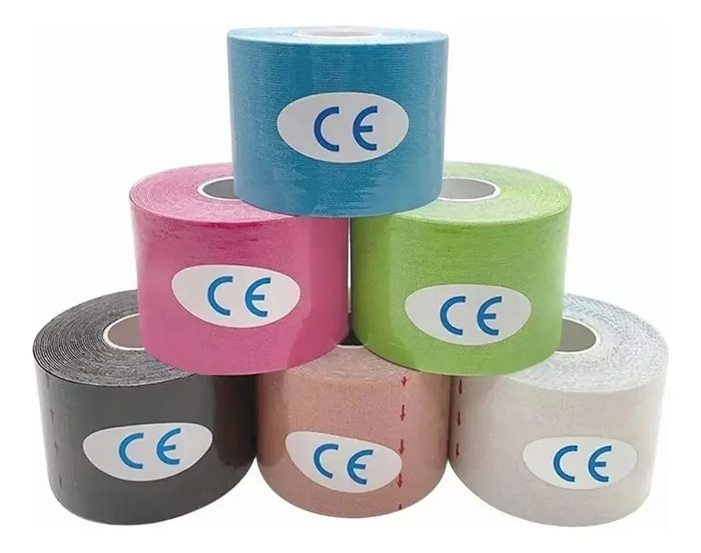 Fita cinesiológica Fita de bandagem neuromuscular 5mx5cm