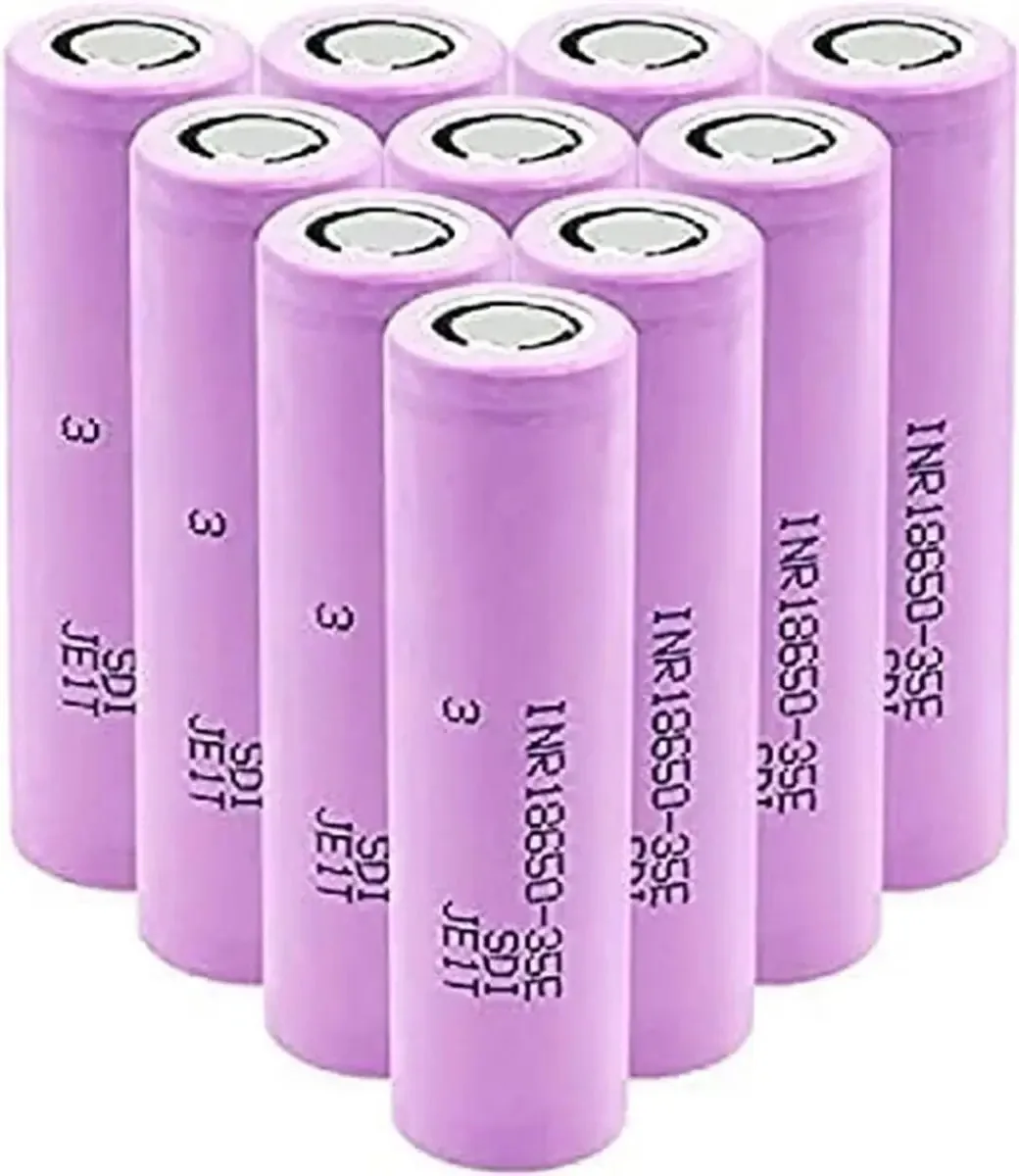 Ytiuofed Pacote De 10 3,7 V Ba, 3500 Mah, 18 X 65 Mm 3,7 V Superior 10 A Para Campainhas