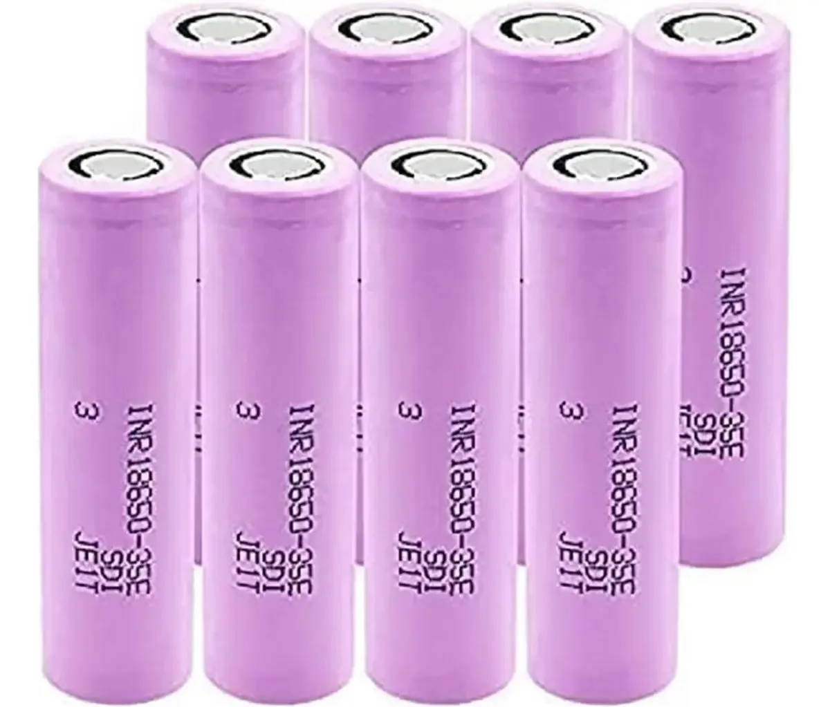 Ytiuofed Pacote de 8 3,7 V Ba, 3500 mAh, 18 x 65 mm 3,7 V Superior 10 A para Campainhas
