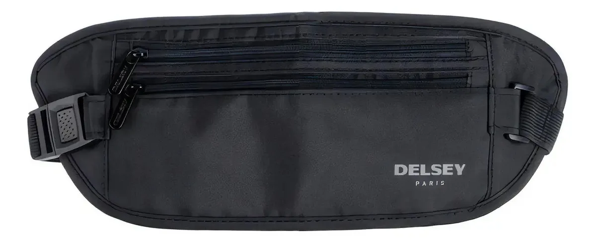 Bolsa de cinto de viagem Delsey Black