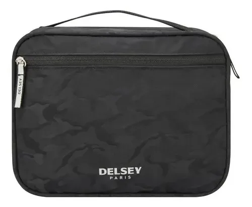 Bolsa de higiene dobrável Delsey, cor preta