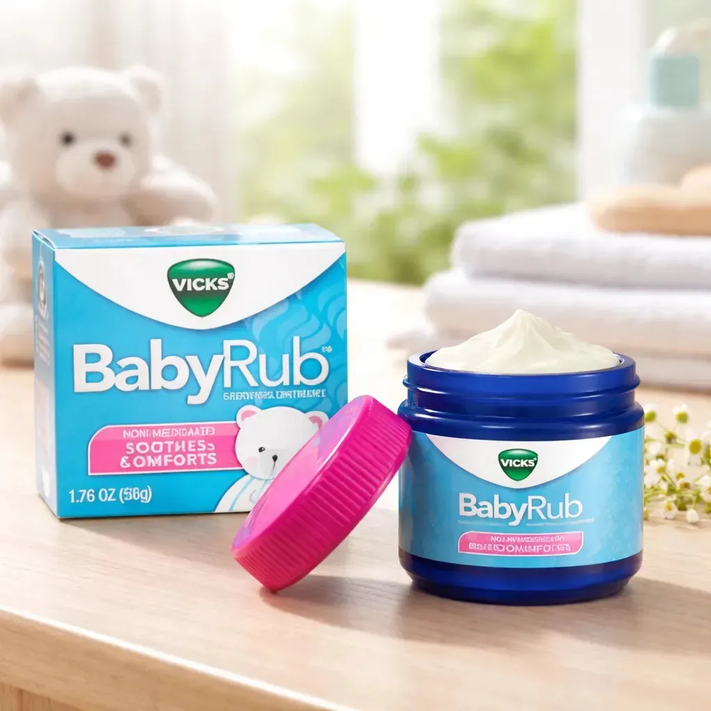 Vick Vaporub BabyRub para bebês 3+ meses