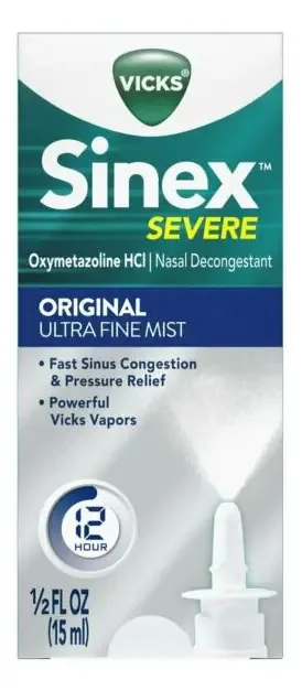 Lavador Nasal De 15ml Vicks Sinex Severe - Transparente