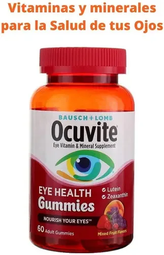 Ocuvite Eye Health 60 gomas de frutas mistas