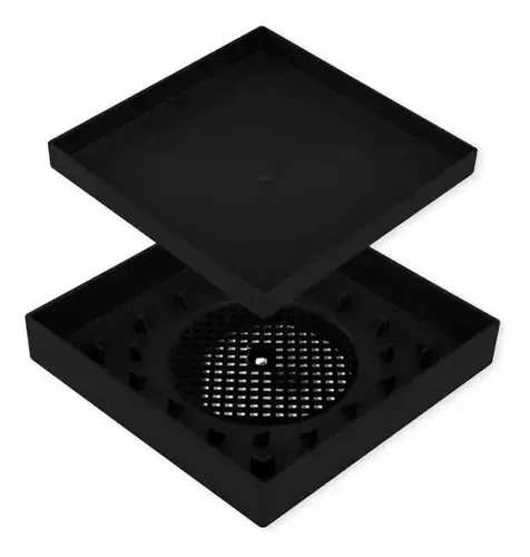 Ralo Preto 15x15 Oculto Seca Piso/porcelanato Inteligente