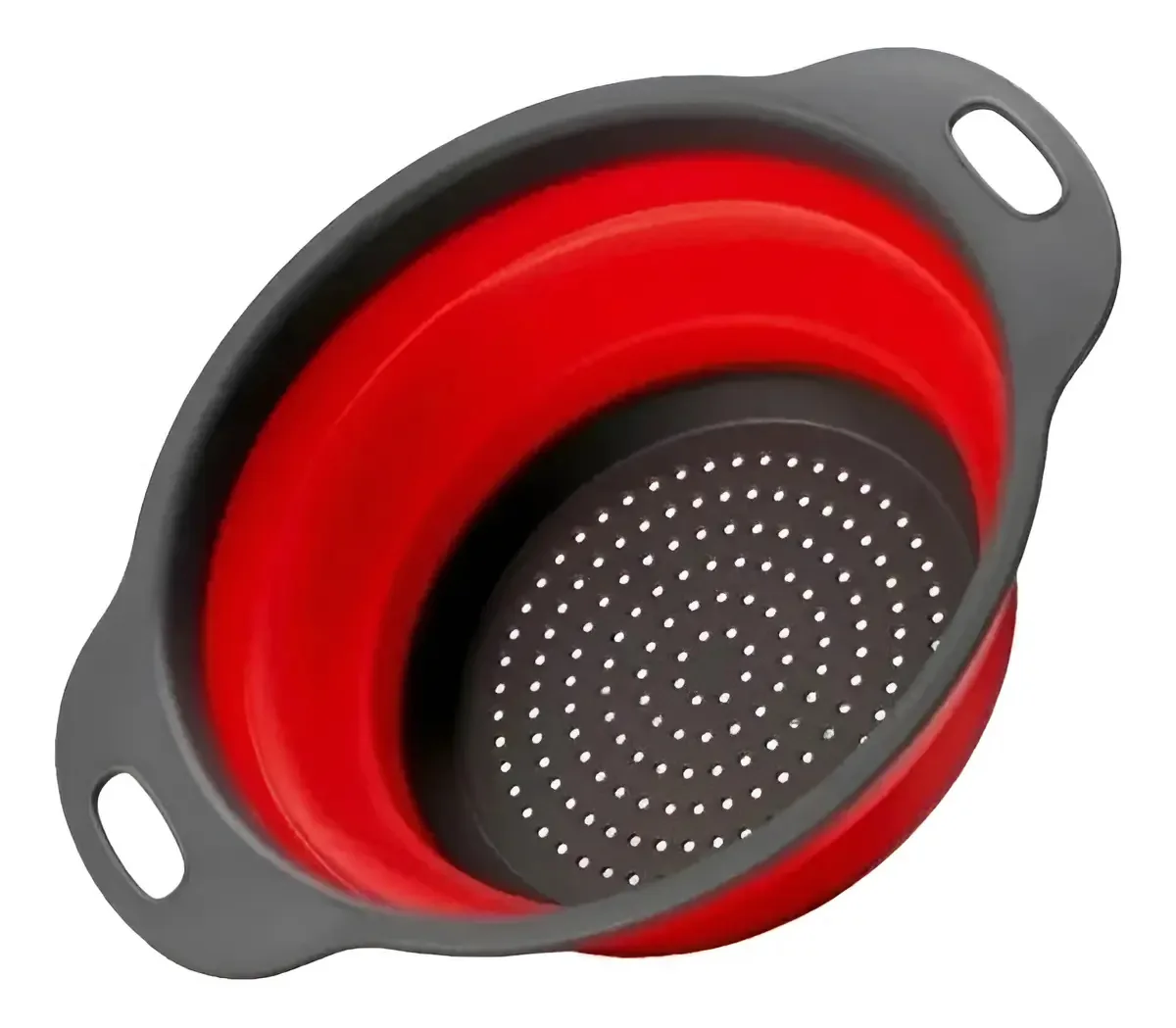 Escorredor De Alimentos Silicone Macarrão Legumes Retrátil