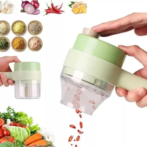Mini Processador Elétrico Triturados Alimentos Recarregável