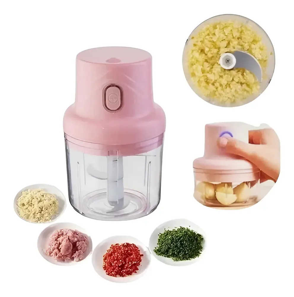 Mini Processador Eletrico Recarregável USB 250ml Online