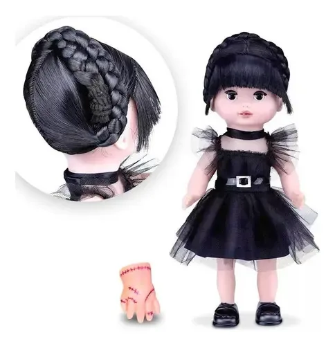 Boneca Da Série Wandinha Roupinha Festa Mãozinha Vavazinha