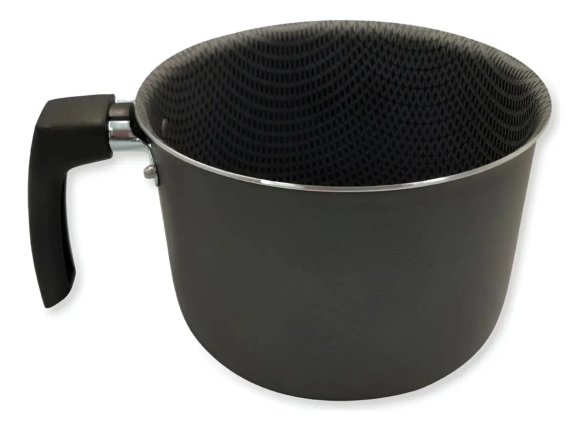 Leiteira Alegrete Alumínio Antiaderente 14cm Cabo Baquelite 1.5L Cinza