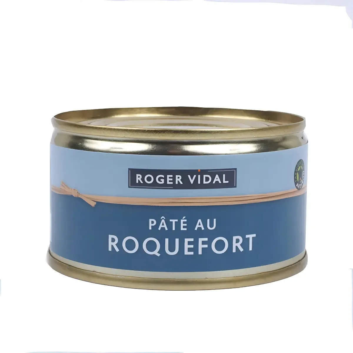Patê Roger Vidal Carne Suína C/ Queijo Roquefor Lt 125 G