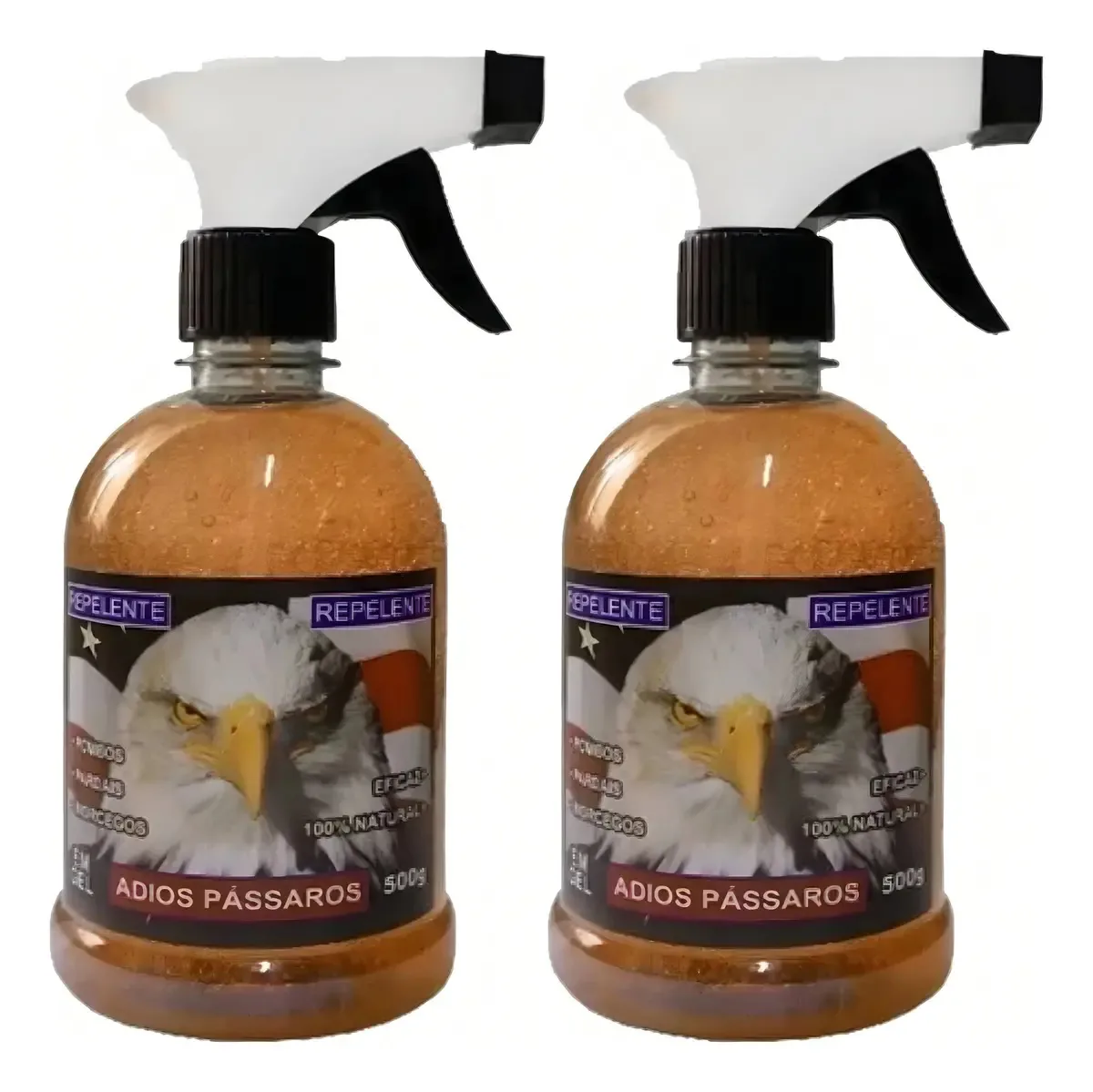 Kit 2 Repelentes Anti Pássaros Pombos Morcegos 500g