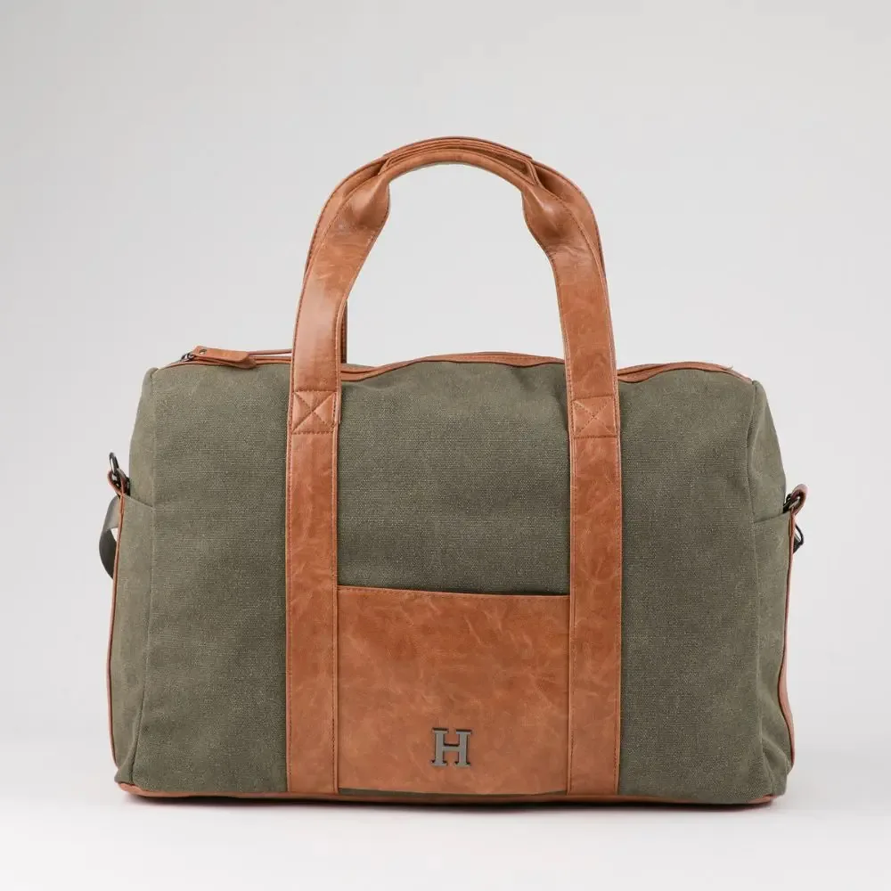 Bolsa Otto Canvas Verde Viagem Humana