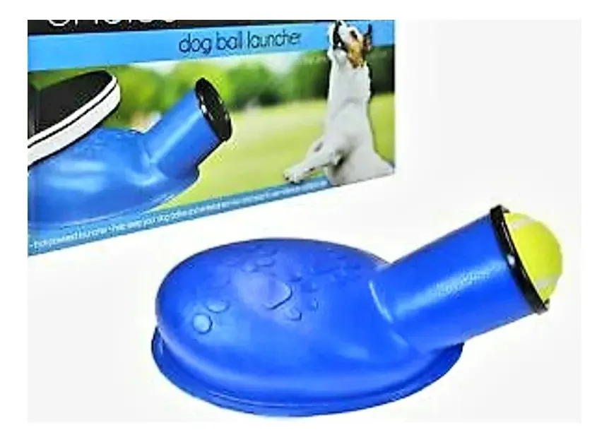 Brinquedo lançador de bolas para treinamento de cães e animais de estimação