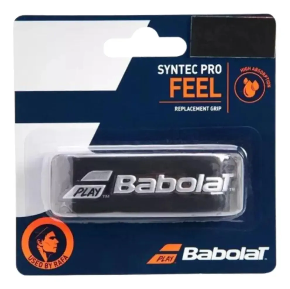 Cushion Grip Syntec Pro Prata E Preto Babolat