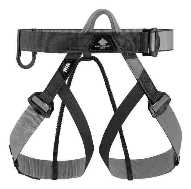 Arnes Petzl Pandion Black Zipline Adventure Climbing Rapel Cor Cinza/Antracite Tamanho Único