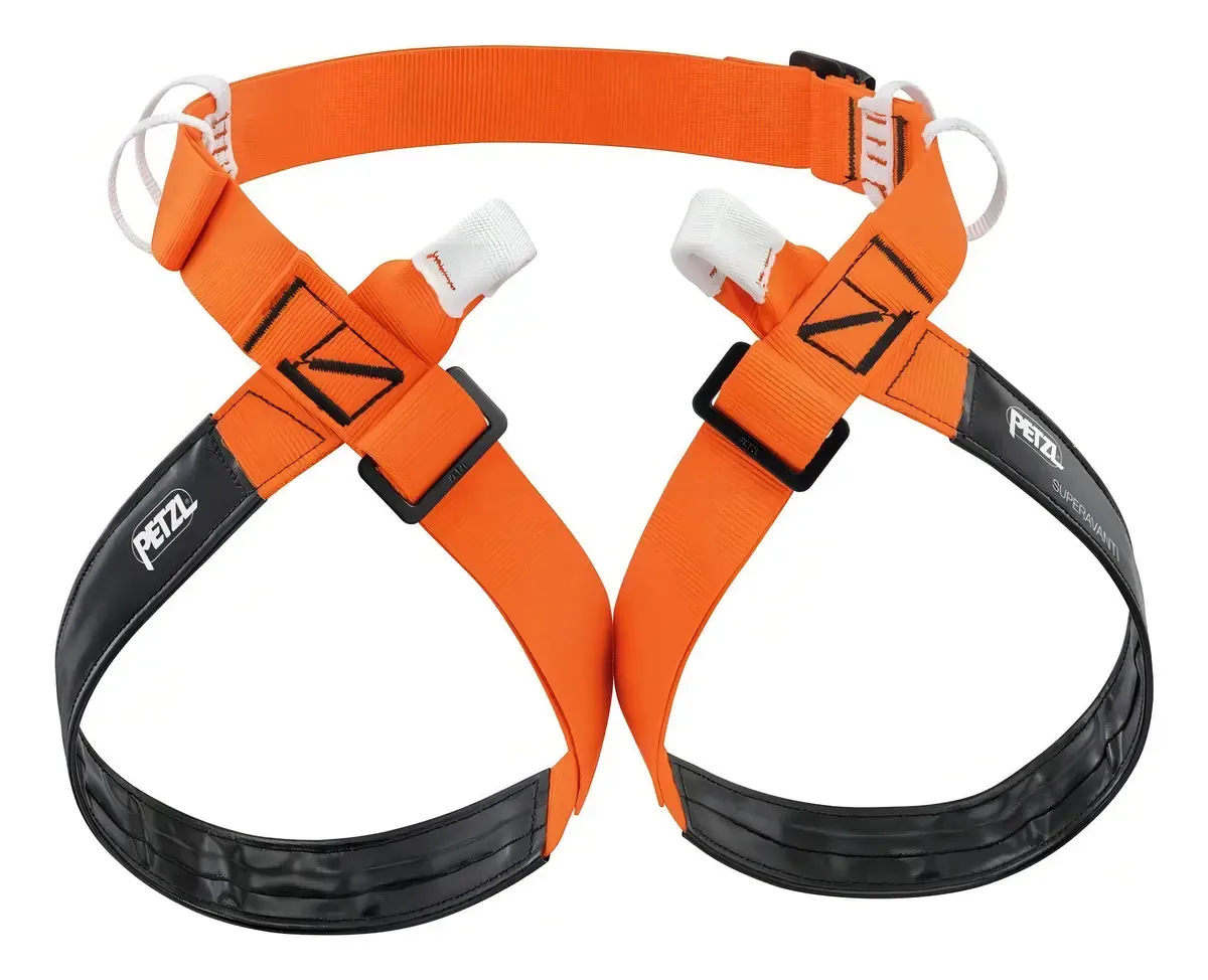 Arnês Petzl Superavanti Speleo Rescue Rapel Climbing Color Laranja Tamanho 1