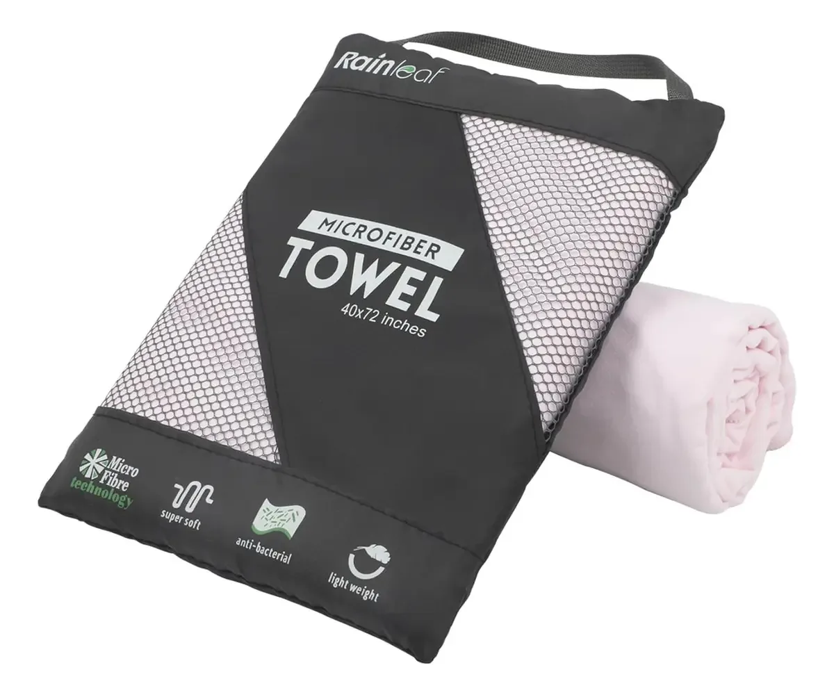 Toalha de microfibra. Secagem rápida, superabsorvente, compa