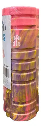 Rolo de massagem Yoga Pilates Foam Roller Fitness Rolo rosa amarelo