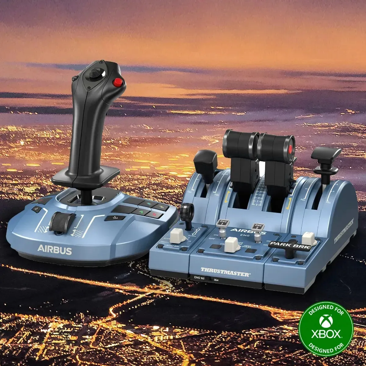 Thrustmaster Tca Captain X Airbus Edition Azul