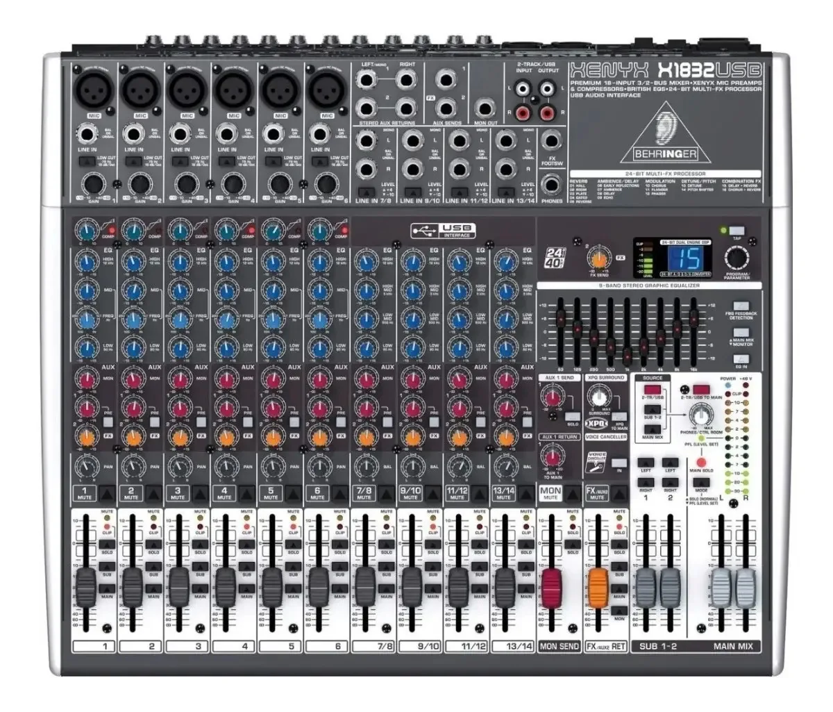 Mesa De Som Behringer Xenyx X1832 Usb