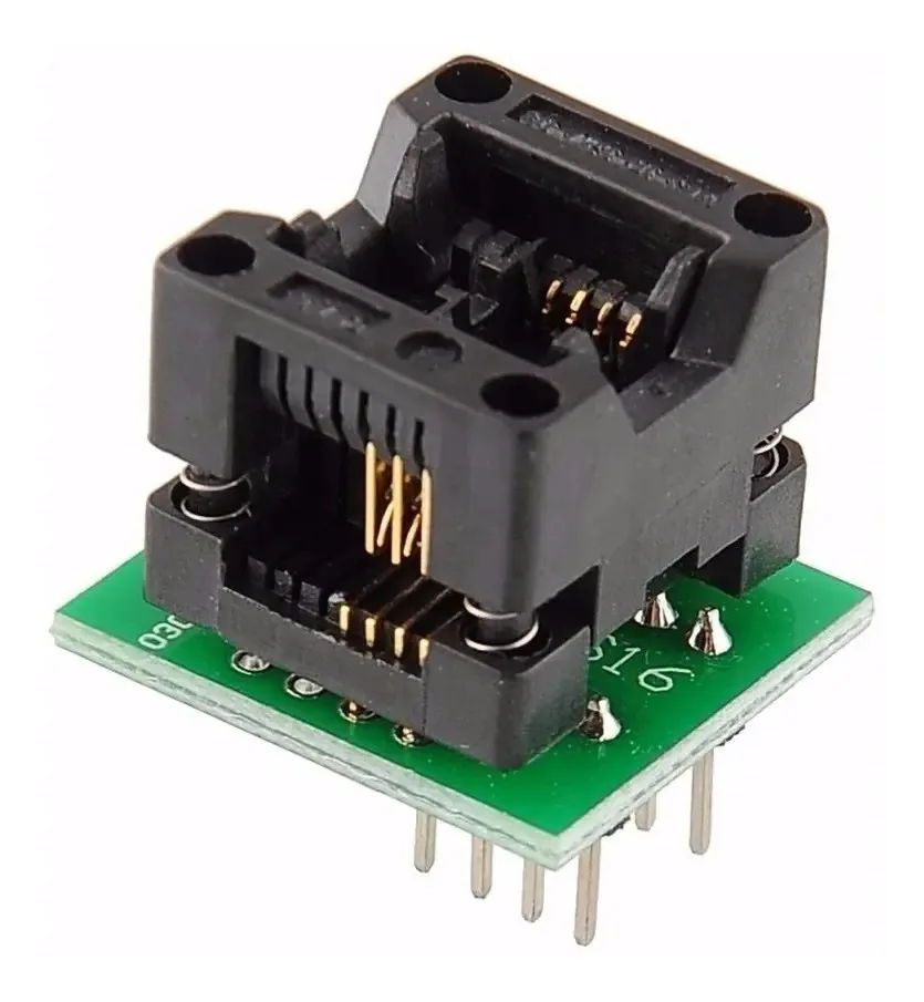 Adaptador de memória Soic 8 A Dip8 150mil Ch341a Eeprom