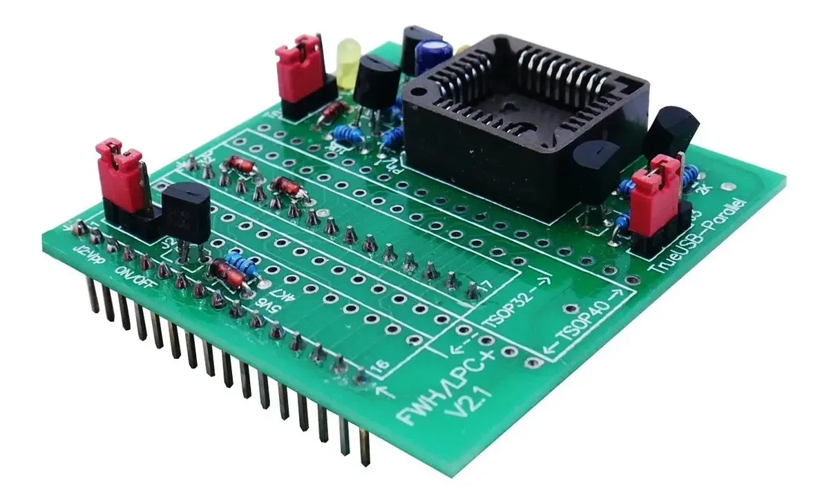 Adaptador Intel Eeprom Plcc32 FWH/LPC Plcc32 Eeprom para Willem GQ-4x