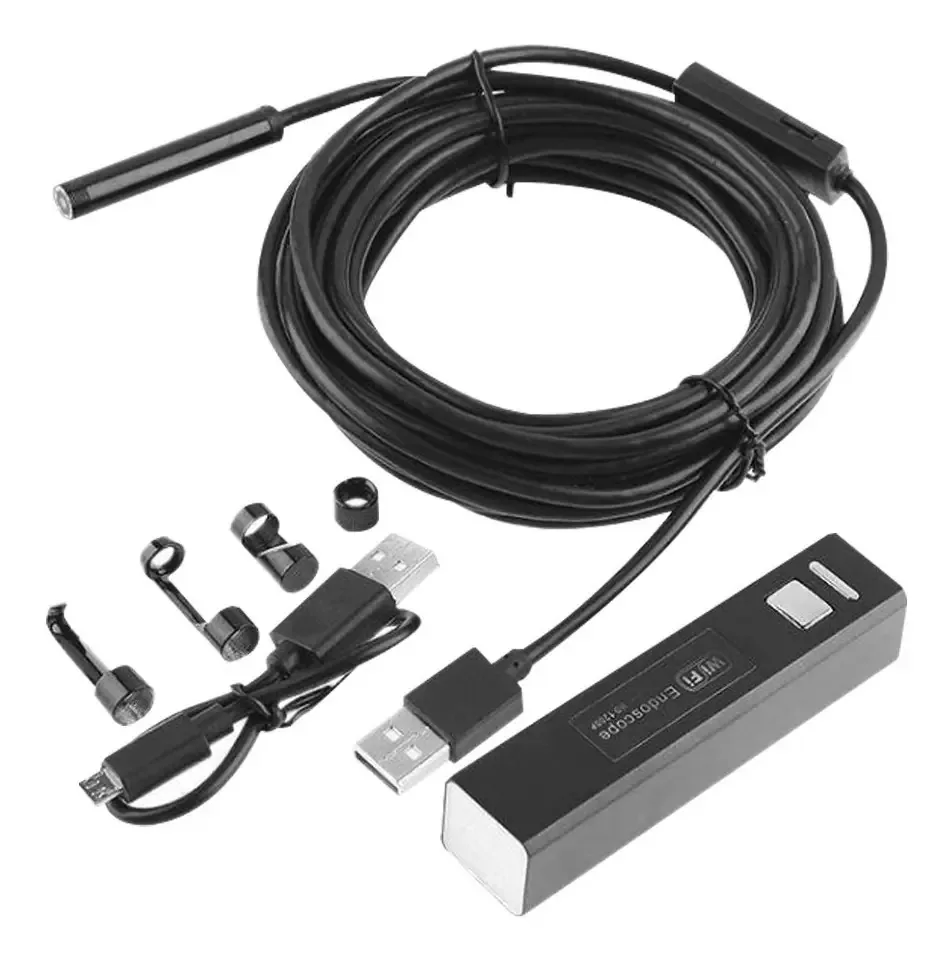 Boroscópio Duaitek BOROSCOPIO-WIFI-10M-1 com sonda de 5 m