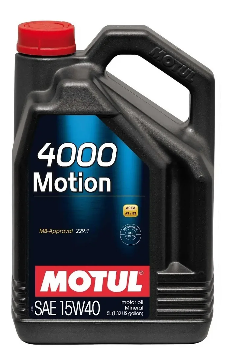 Óleo de motor Auto Motul 4000 15w40 Mineral 5l