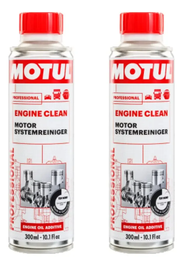 Kit 2 Aditivos Flusshing Motor Carro Engine Clean Auto 300ml