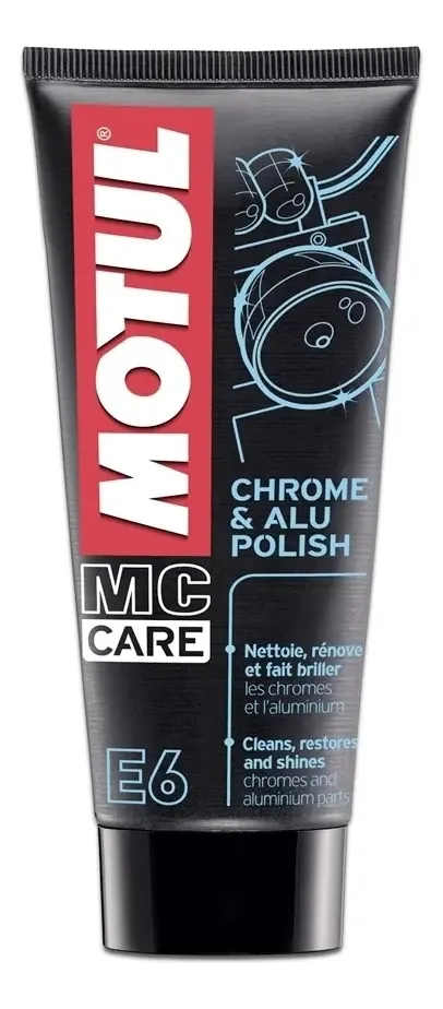 Motul E6 Polidor Cromo E Alumínio - 100 Ml